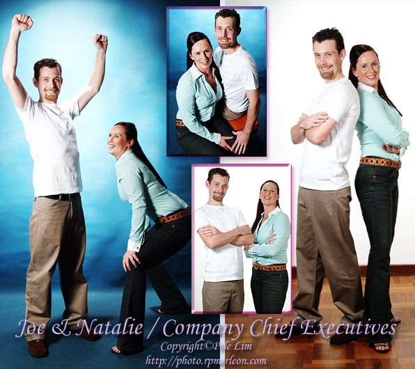 Portrait of Joe & Natalie / Company Chief Executives by Pele Lim RpMerleon Studios Singapore Photographer